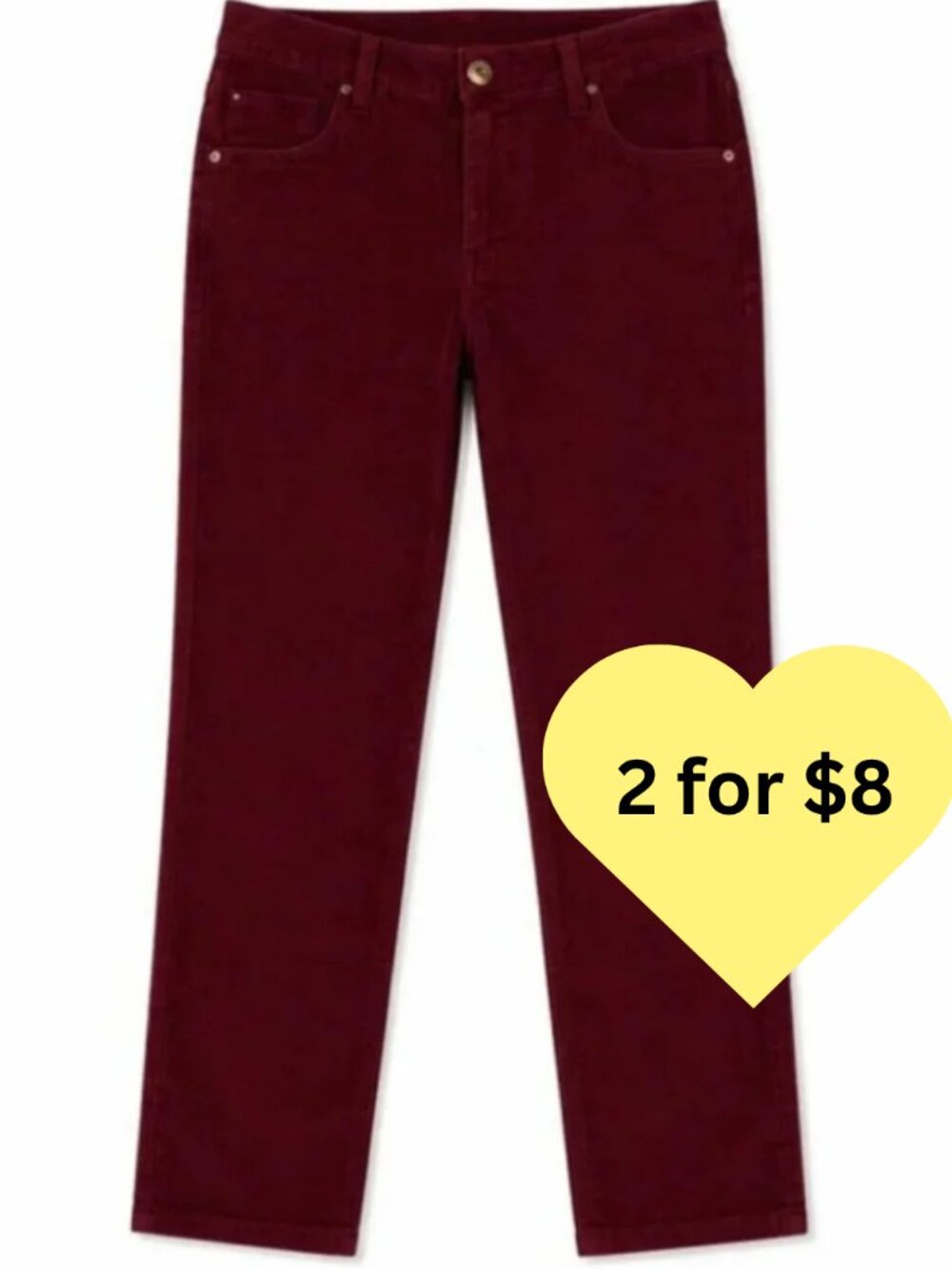 EX FFICIO Burgundy Corduroy Pants